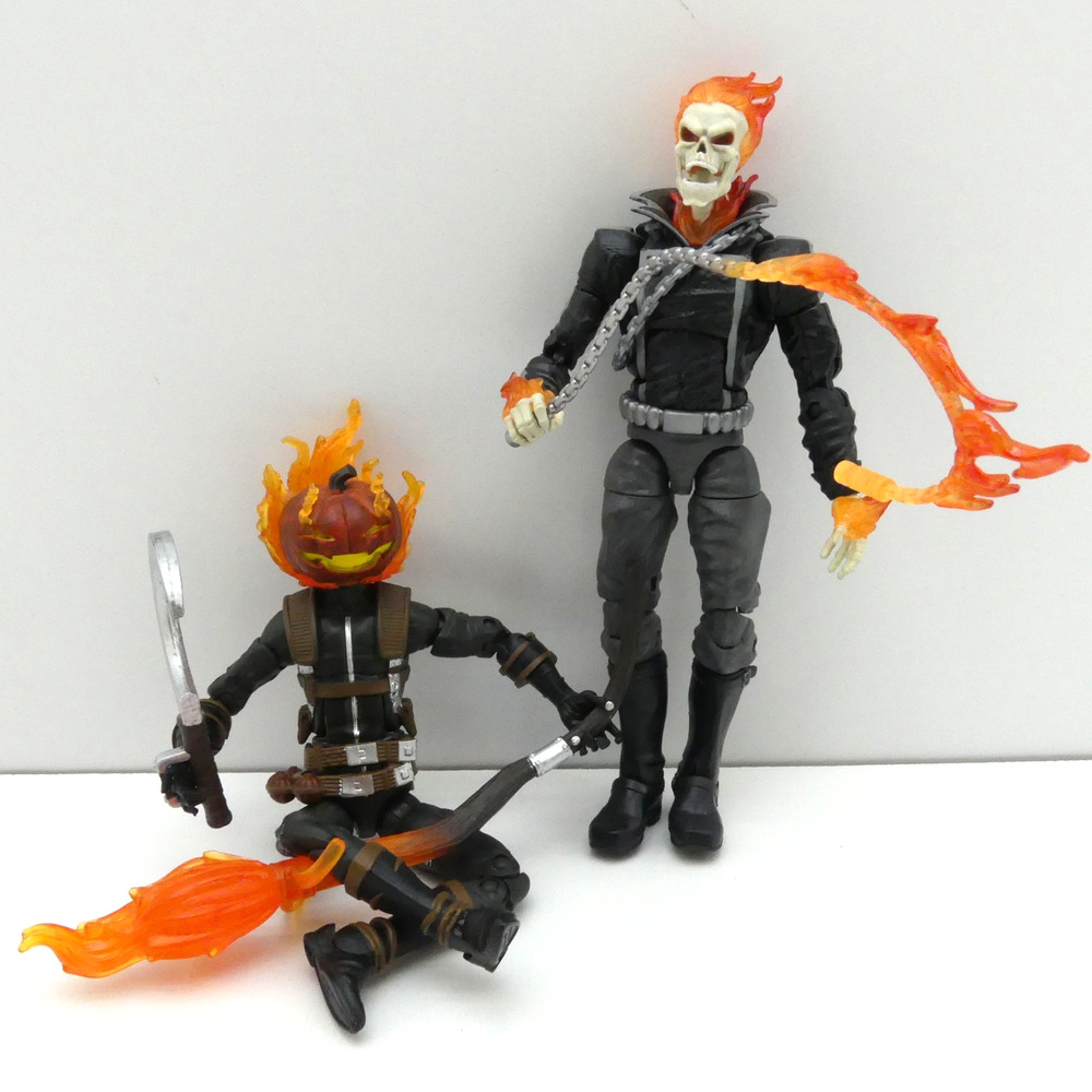 Marvel Legends Ghost Rider & Jack O Lantern Action Figure Lot w Accessories